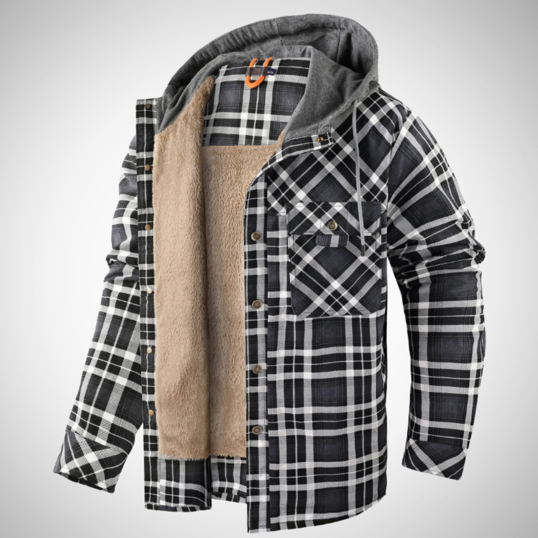 Hooded style bucheron jacket for men | Philippe -8