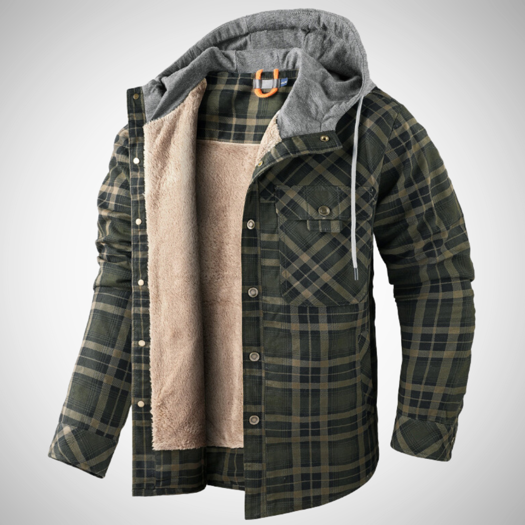 Hooded style bucheron jacket for men | Philippe -1