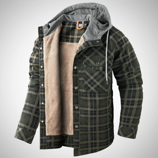 Hooded style bucheron jacket for men | Philippe -1