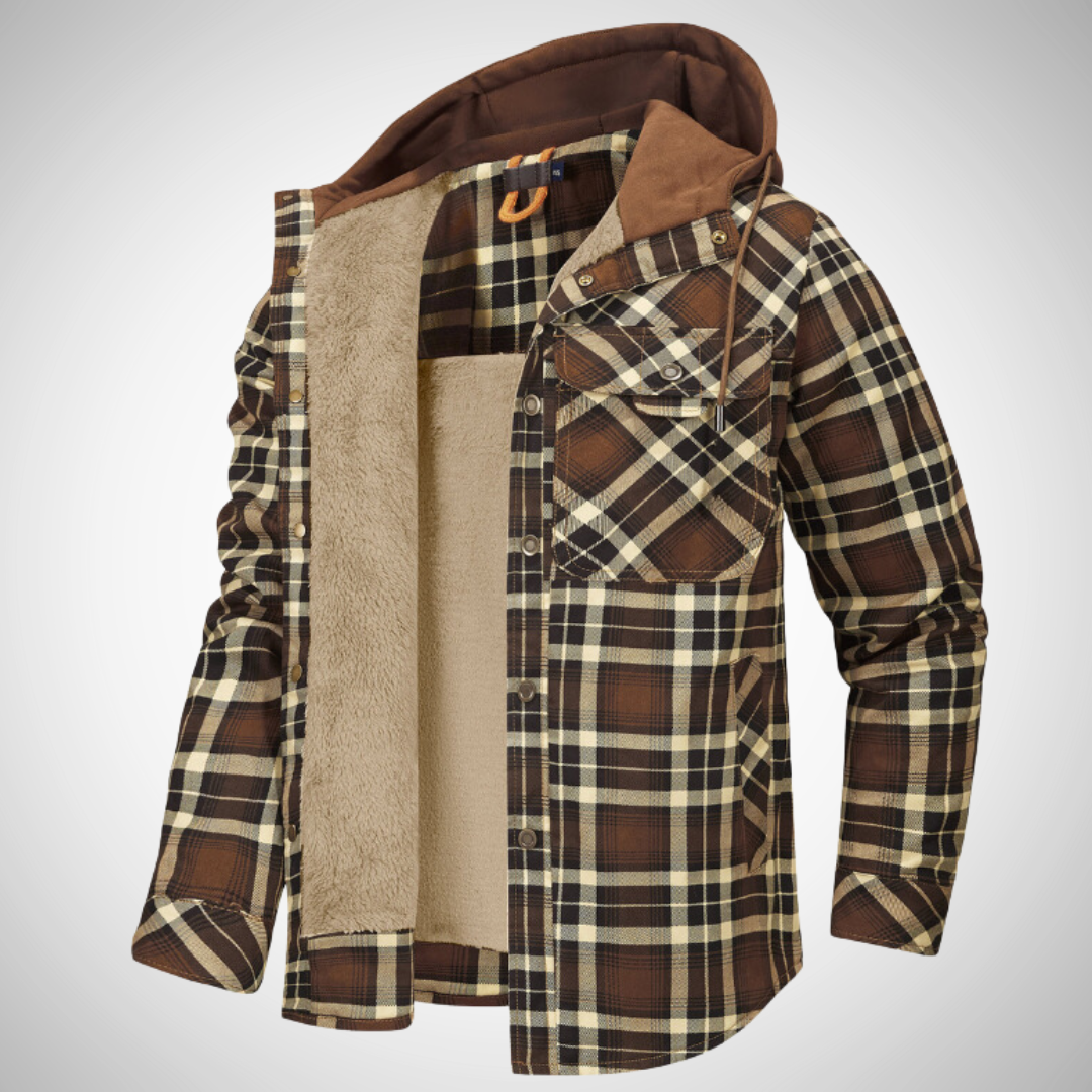 Hooded style bucheron jacket for men | Philippe -7