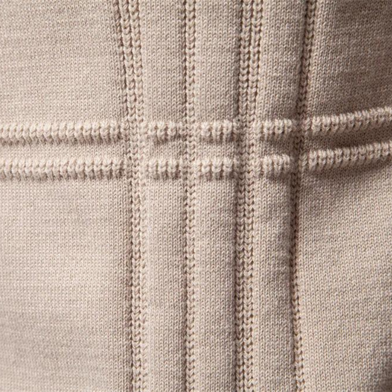 Pattern checked sweater for men | Bastien -8