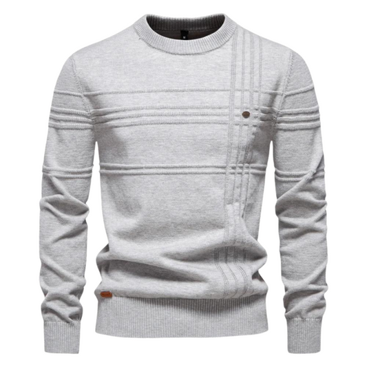 Pattern checked sweater for men | Bastien -1