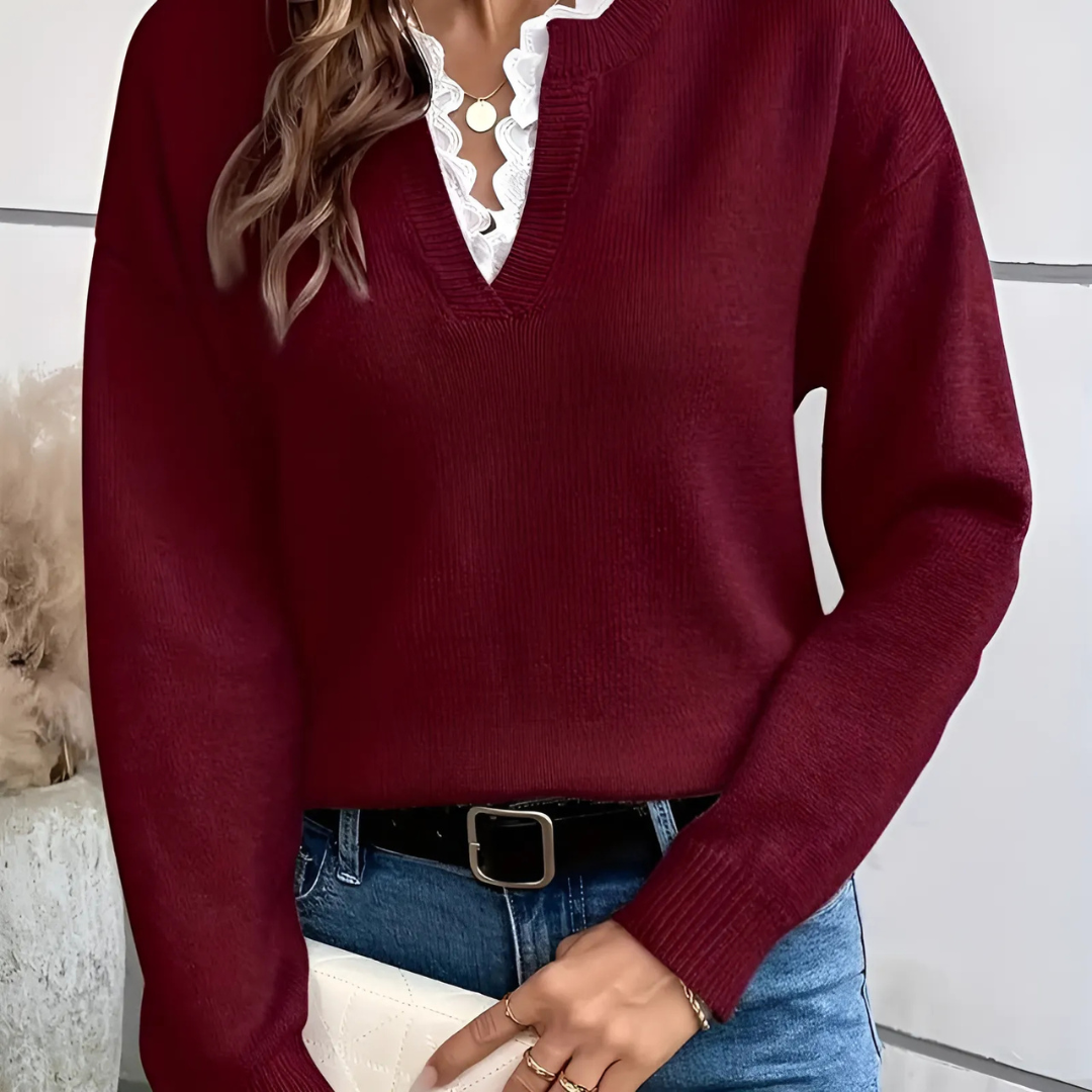 Lightweight elegant sweater for women -4