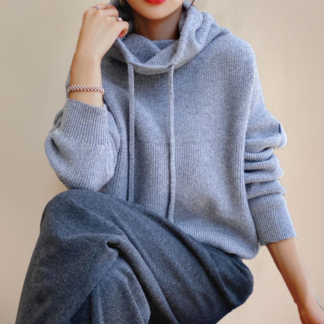 Soft cowl neck sweater for women | Maude -5