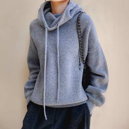 Soft cowl neck sweater for women | Maude -2