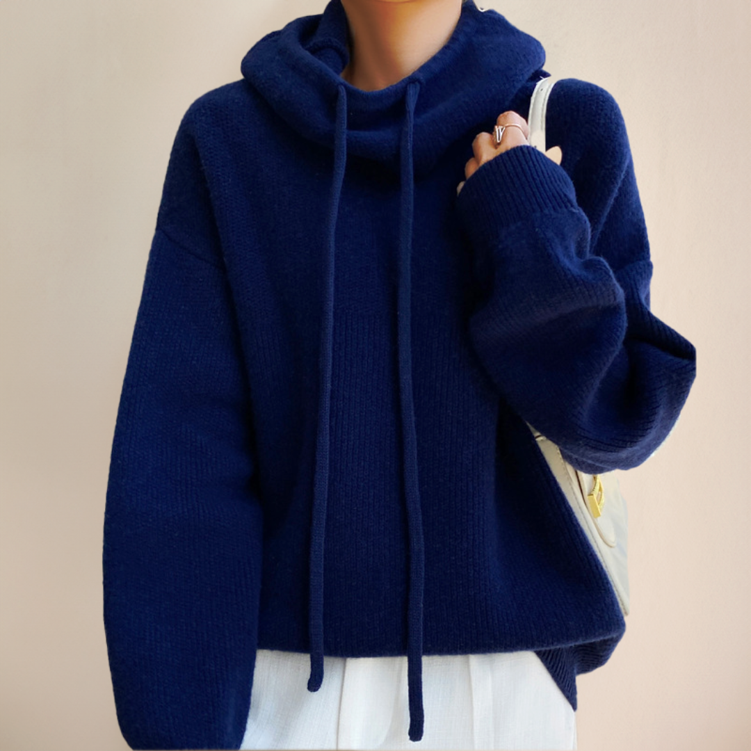 Soft cowl neck sweater for women | Maude -4
