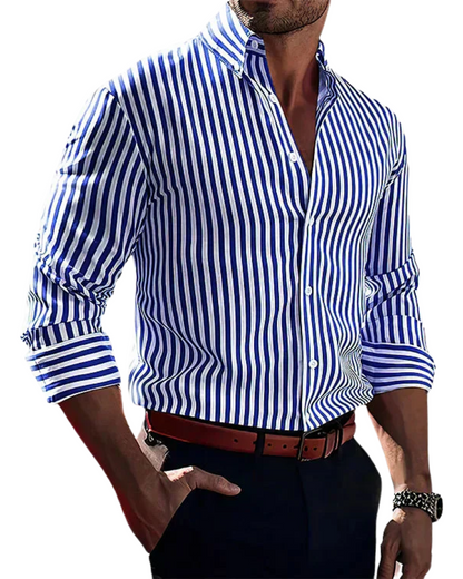 Elegant modern shirt for men | Striped -1
