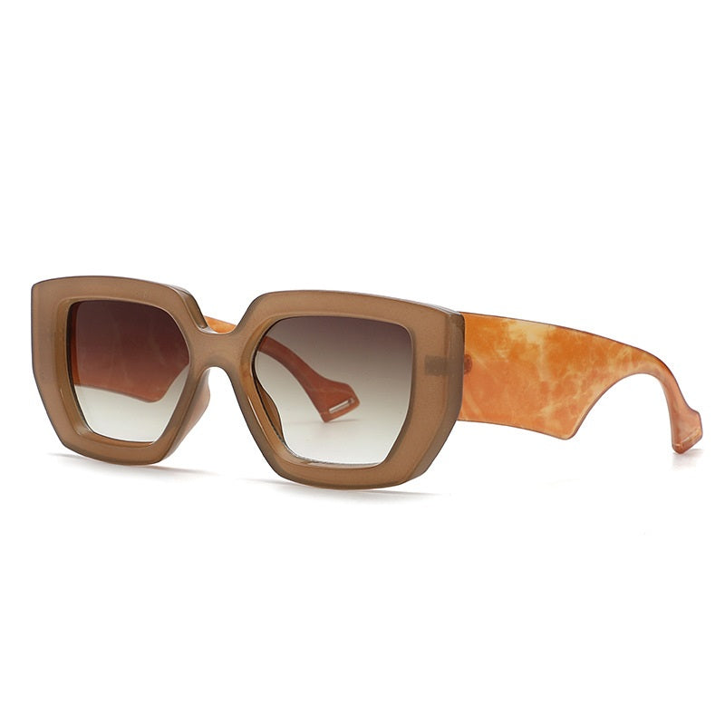 Square retro sunglasses for women | Liora -5