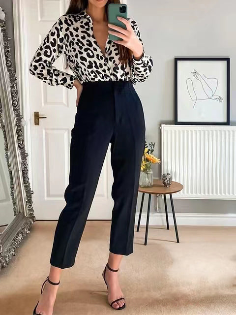 High-waisted vintage trousers for women | Florence -4