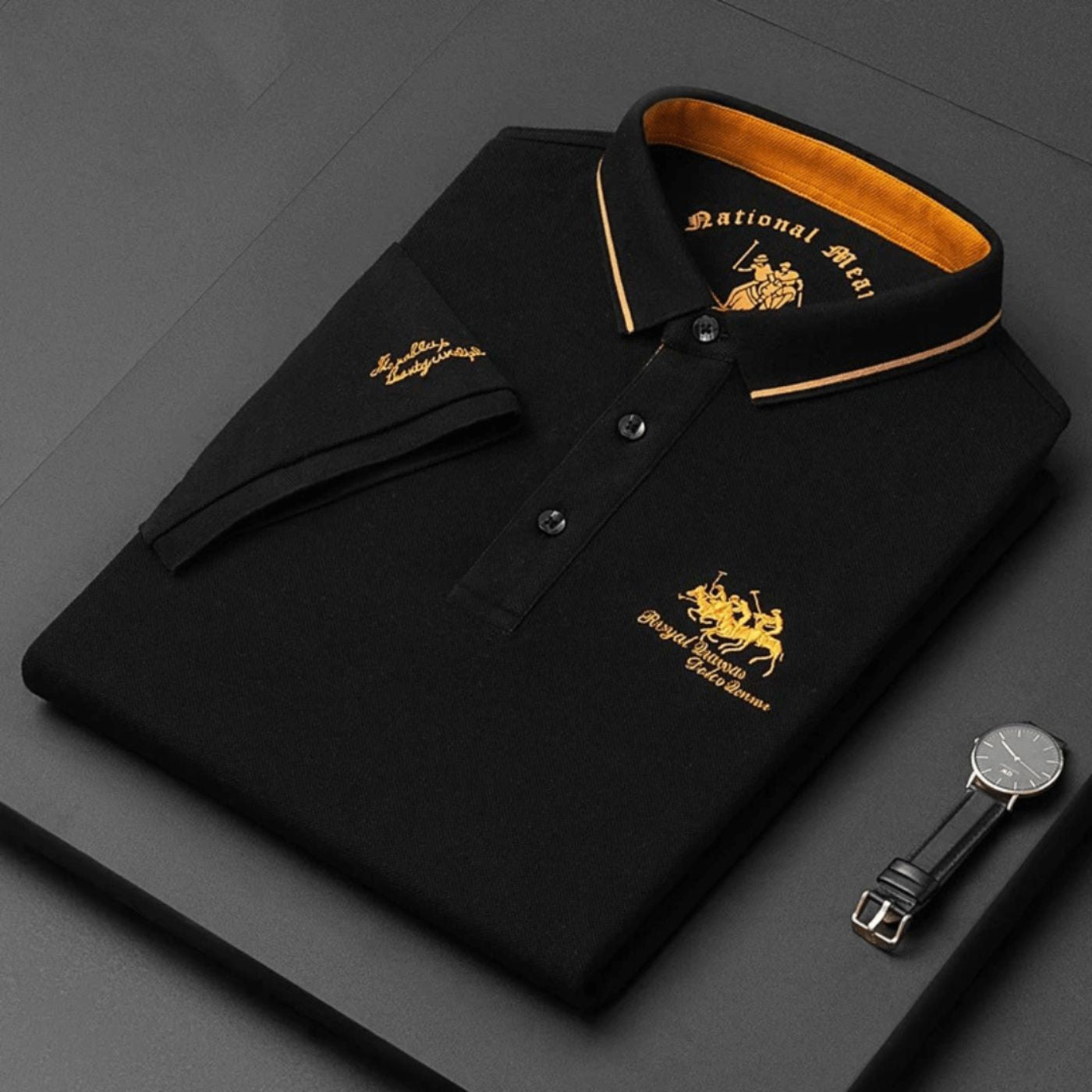 Elegant modern polo for men -3
