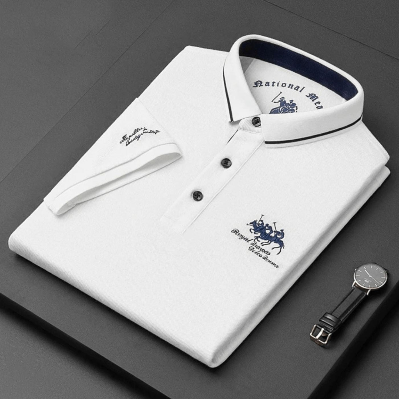 Elegant modern polo for men -4