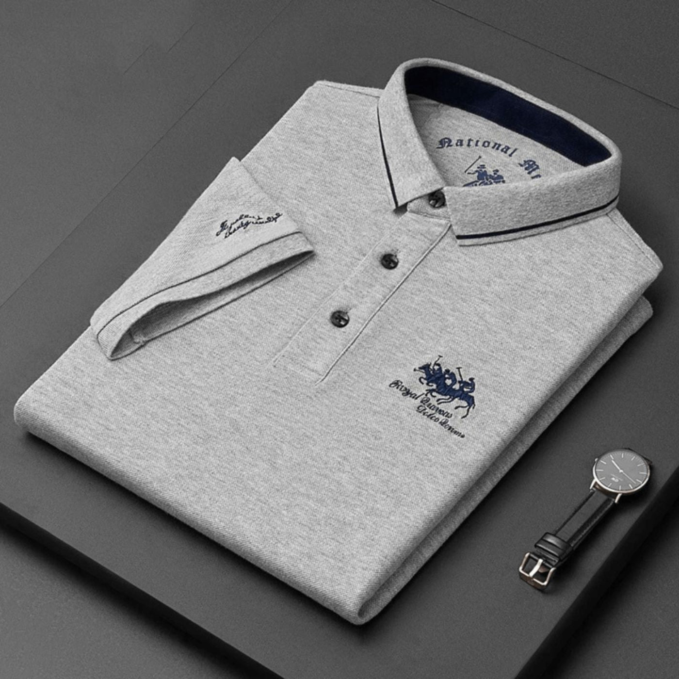 Elegant modern polo for men -5