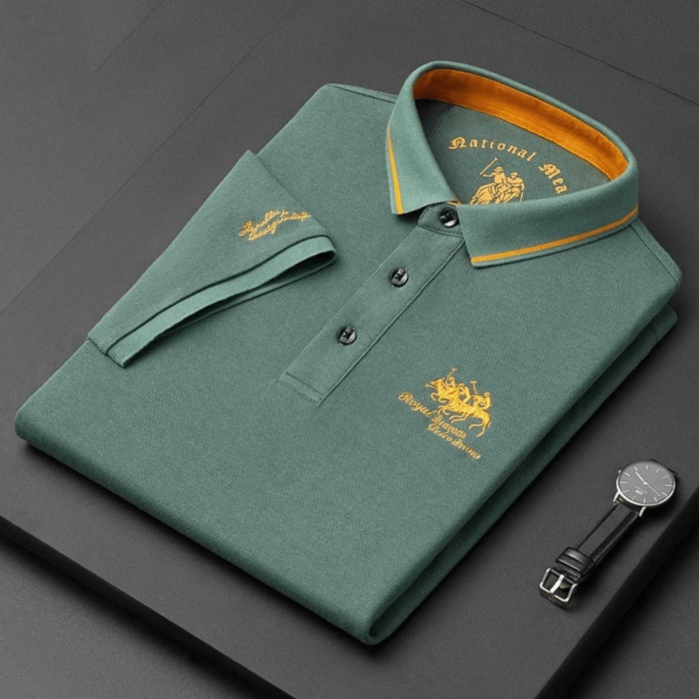 Elegant modern polo for men -7
