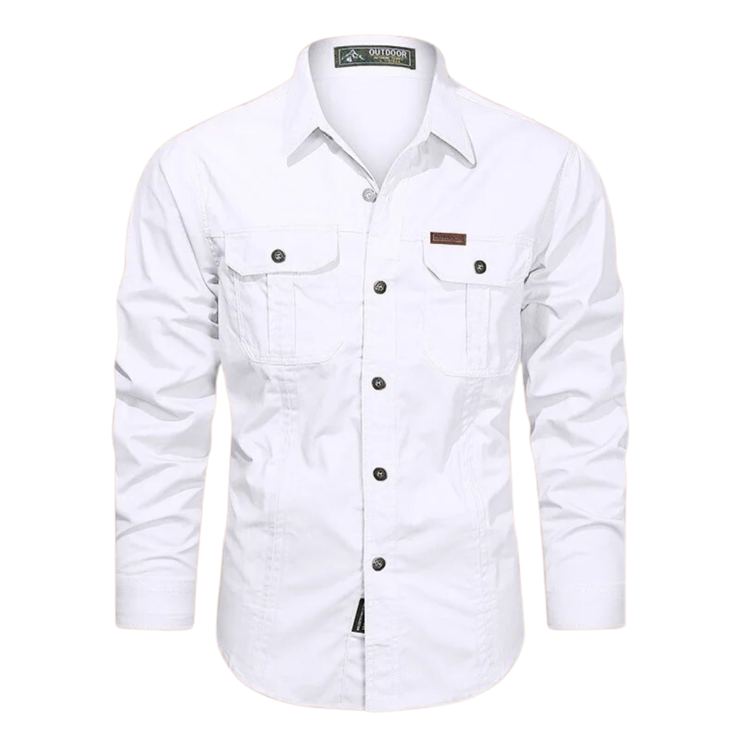 Cargo cotton shirt for men | Valor -10
