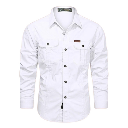 Cargo cotton shirt for men | Valor -10