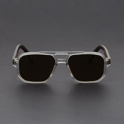 Cut aviator blackout lenses sunglasses for men | Bold -6
