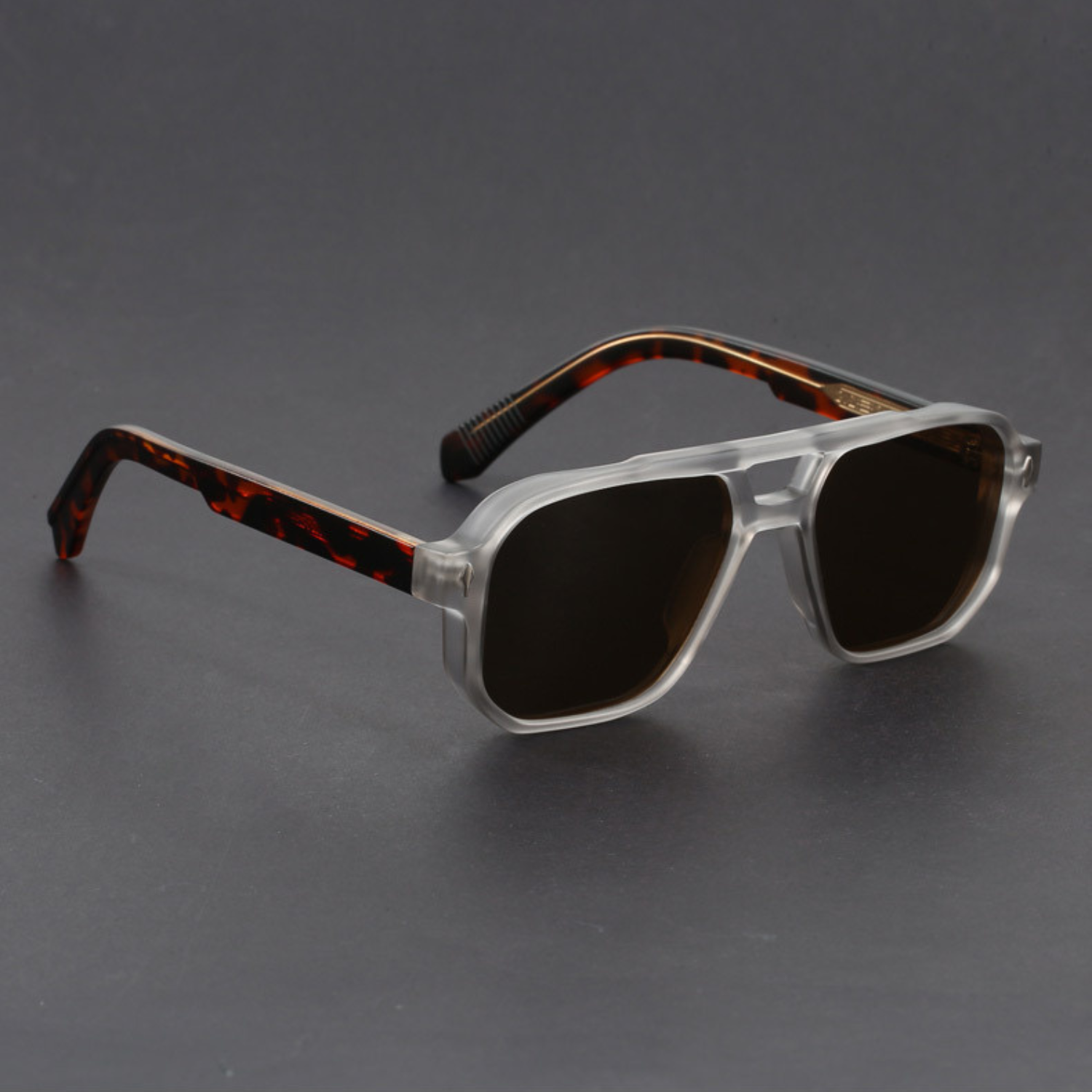 Cut aviator blackout lenses sunglasses for men | Bold -7