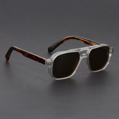 Cut aviator blackout lenses sunglasses for men | Bold -7
