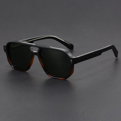 Cut aviator blackout lenses sunglasses for men | Bold -12