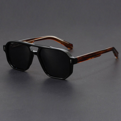 Cut aviator blackout lenses sunglasses for men | Bold -11