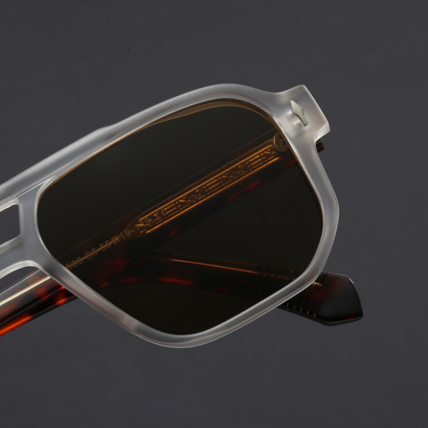 Cut aviator blackout lenses sunglasses for men | Bold -5