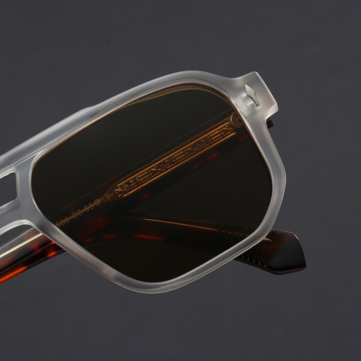 Cut aviator blackout lenses sunglasses for men | Bold -5