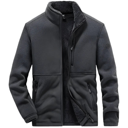 Winter fleece sporty jacket for men | Brixton -1