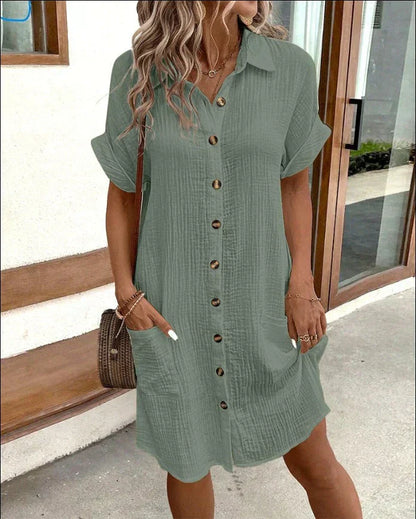Comfortable polo dress for women | Louane -4