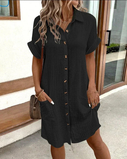 Comfortable polo dress for women | Louane -5