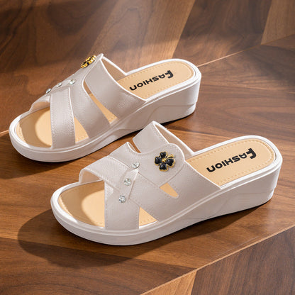Wedges comfortable slippers for women | Annabelle -4