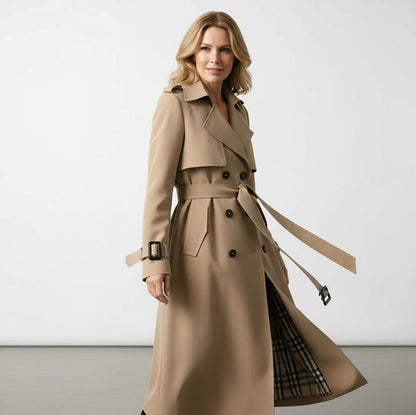 Trench elegant classic coat for women | Belted -10
