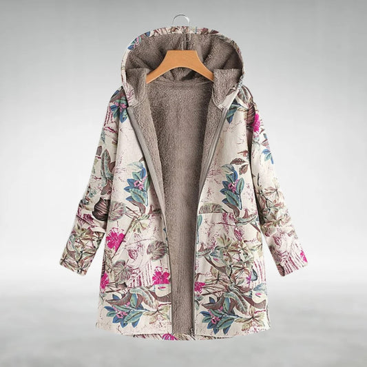 Elegant floral pattern jacket for women | Amelya -1
