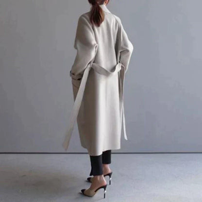 Long tailored winter timeless elegance coat for women | Seraphine -7
