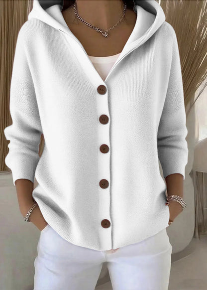 Casual chic cardigan for women | With hood -2
