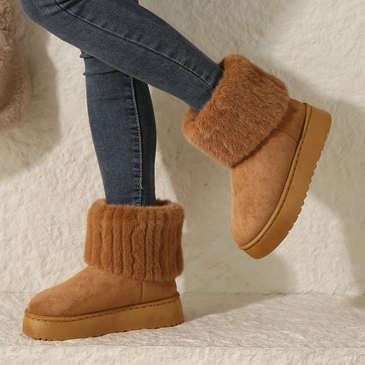 Ankle winter platform boots for women | Kyra -1