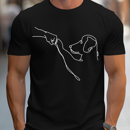 Classic casual t-shirt for men | Marco -3