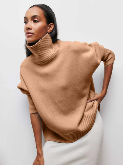 Turtleneck soft sweater for women | Nyssa -2