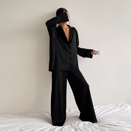 Oversized pyjamas set for women | Heather -1