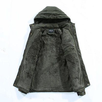 Fleece hooded removable jacket for men | Mac -2
