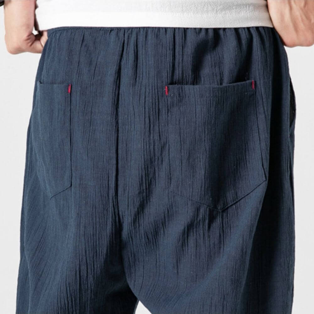 Comfort elastic waist trousers for men | Riku -12