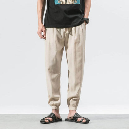 Comfort elastic waist trousers for men | Riku -22