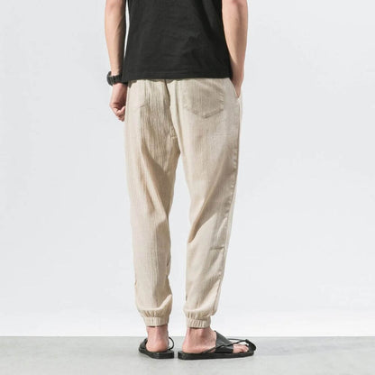 Comfort elastic waist trousers for men | Riku -23