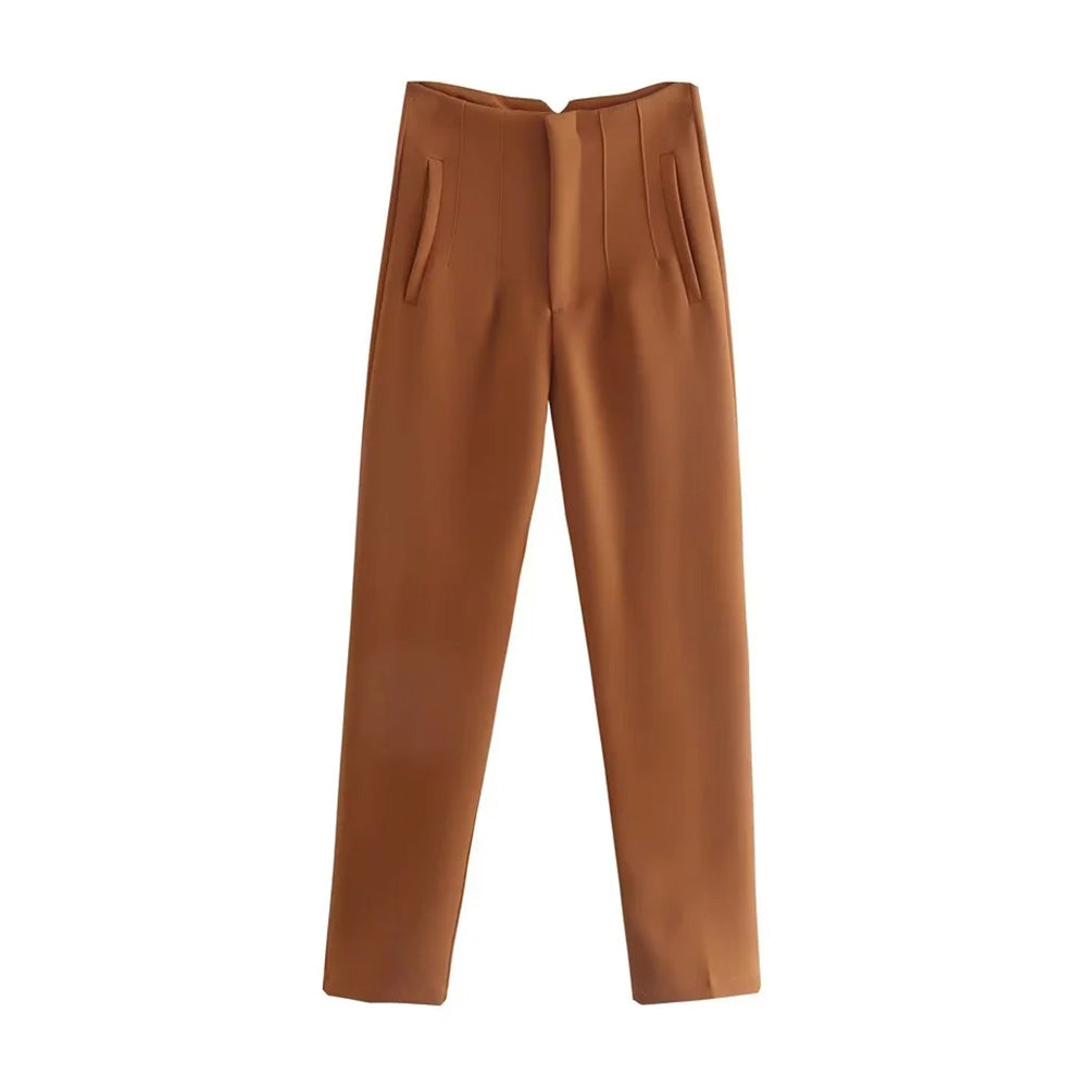 High-waisted vintage trousers for women | Florence -20
