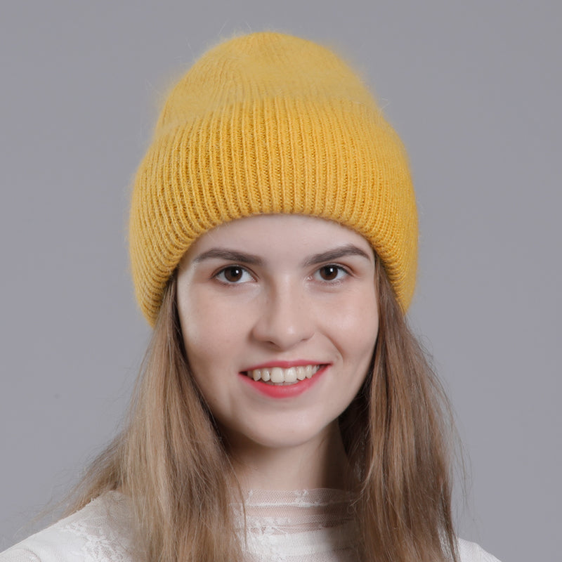 Winter knitted beanie for women | Thalia -6