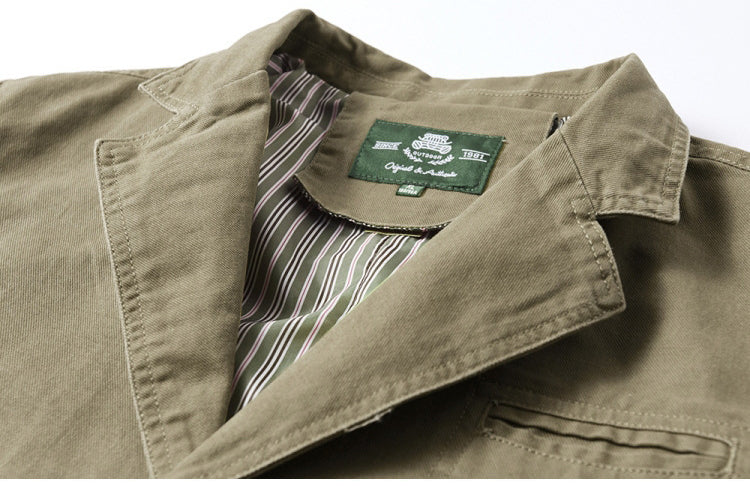 Casual collar rabattable blazer for men | Jonathan -7