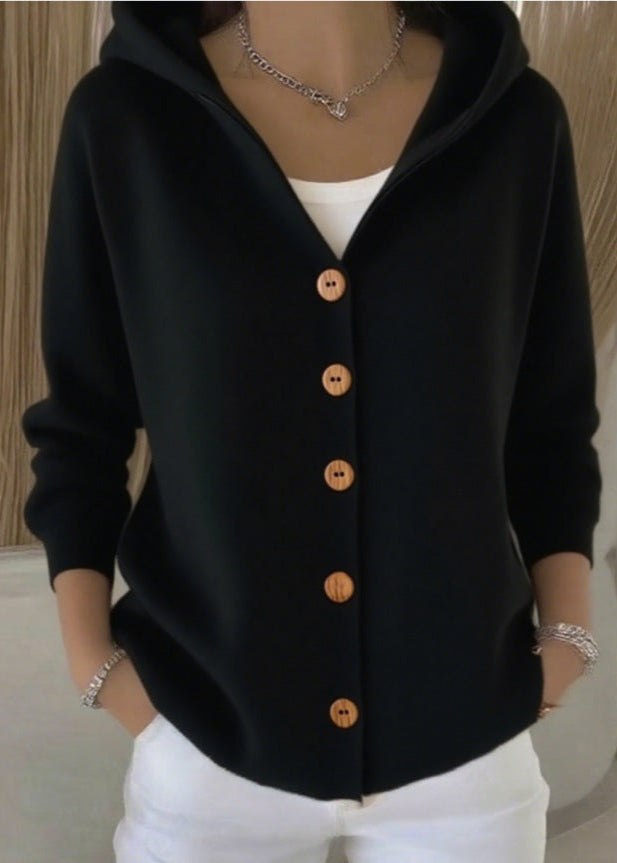 Casual chic cardigan for women | With hood -9