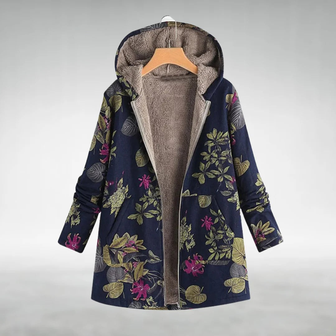 Elegant floral pattern jacket for women | Amelya -2