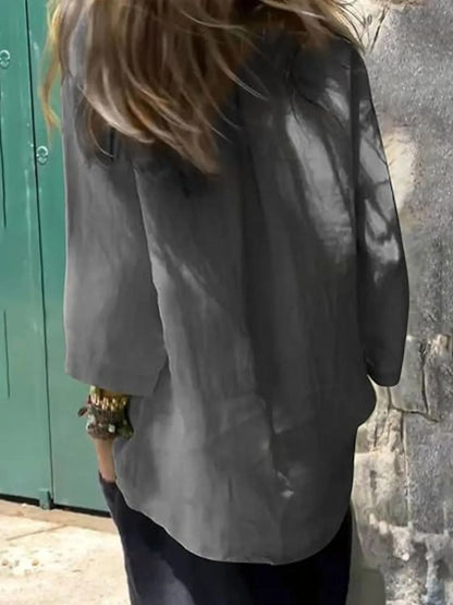 Long chic blouse for women -17