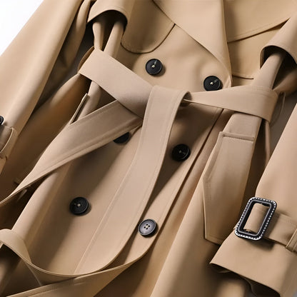 Trench elegant coat for women -2