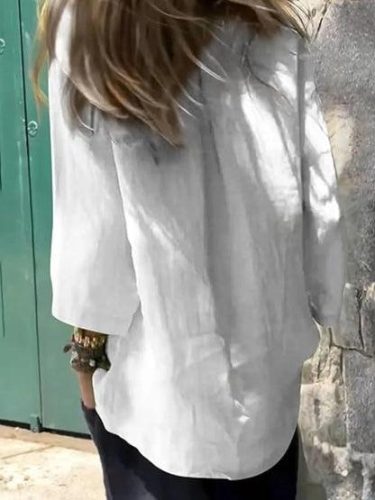 Long chic blouse for women -6